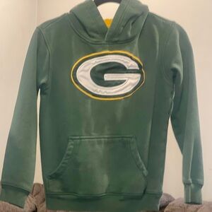 NFL Green Pullover Hoodie with Logo